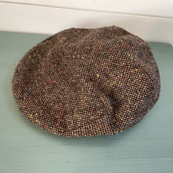 Hanna Hats Touring Flat Cap Hat Newsboy Hat Made in Ireland 100% Wool Sz XL